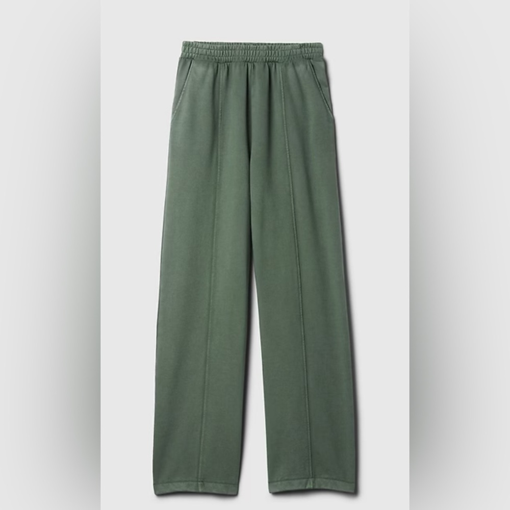 NWT GAP Heavyweight French Terry Seamed Straight Sweatpants